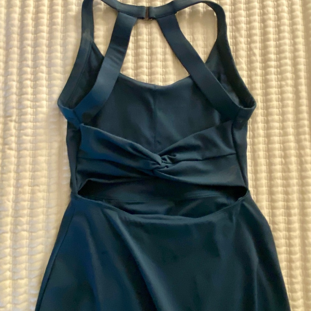 Elegant Blue Athletic Dress